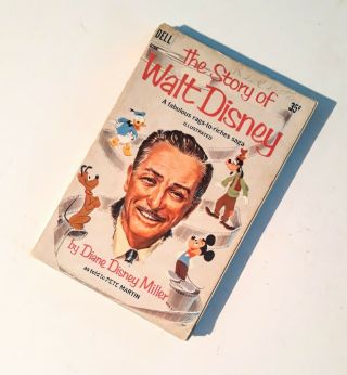 ☆ Vintage 1st Printing The Story Of Walt Disney Paperback Book Mickey Mouse