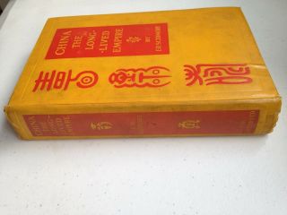 China The Long Lived Empire by ER Scidmore 1900 hardcover 2