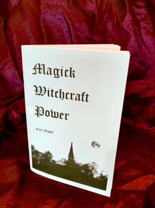 Magick Witchcraft Power By Carl Nagel Finbarr Books,  Occult,  Magic,  Witch Wicca