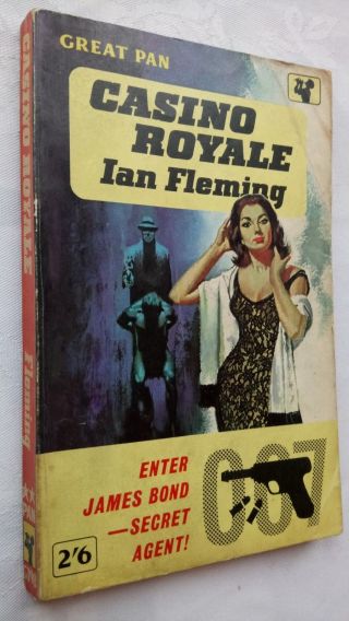 James Bond 007 Casino Royal By Ian Fleming 1st/10th Pan Sb 1962 Licence To Kill