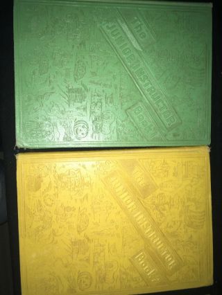 Vintage,  The Junior Instructor Book,  Vol 1 And 2,  1943 Printing,  Book 1 & 2,  Nr