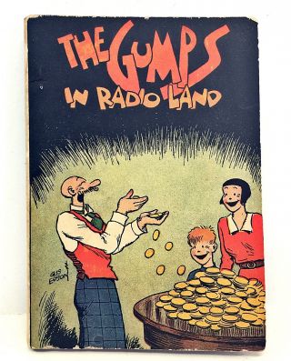 1937 Pebeco Toothpaste The Gumps In Radio Land Andy And The Chest Of Gold Blb 94