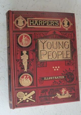Vintage Book 1889 Harper 