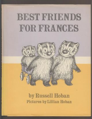 Vg 1969 Hc Dj 1st Ed Best Friends For Frances Russel Lillian Hoban Harper & Row