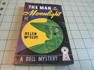 The Man In The Moonlight By Helen Mccloy Dell Mapback Pulp Classic Crime Pb