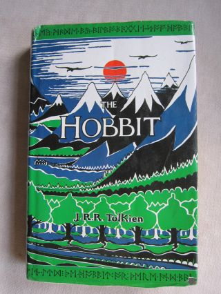 Old Book The Hobbit By J.  R.  R.  Tolkein 1995 Dj Gc