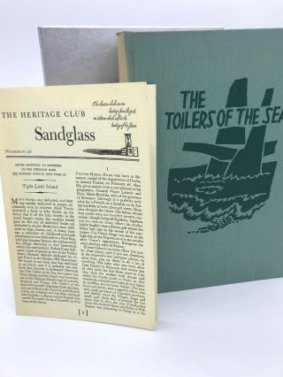The Toilers Of The Sea By Victor Hugo (1961) Heritage Press Edition In Slipcase