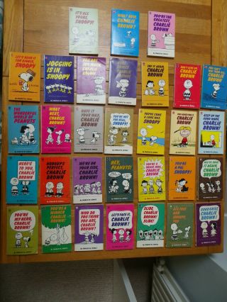 Charlie Brown Books 31 Paperbacks.  Coronet Edition