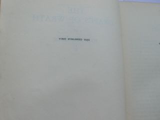 John Steinbeck.  The Grapes of Wrath.  1939 1st edition.  Heinemann.  UK First Hardback 2