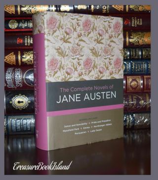 Complete Novels Of Jane Austen Pride Emma Persuasion Abbey Hardcover Gift