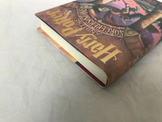1998 Harry Potter and the Sorcerer ' s Stone,  1st American Edition,  Hardcover 4
