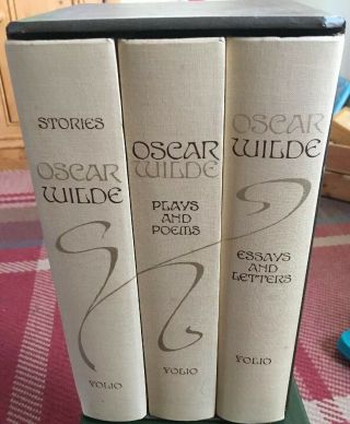 Folio Society Oscar Wilde Books - Set Of 3