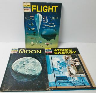 The How And Why Book Of The Moon Atomic Energy Flight 1960 