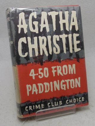 Agatha Christie 4:50 From Paddington - Crime Club 1st 1/3 Hardback W/ Dj