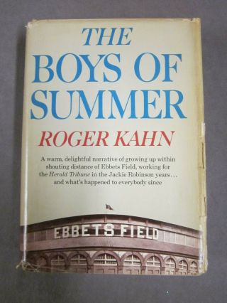 Baseball The Boys of Summer Roger Kahn Ebbets Field 1972 Brooklyn Dodgers 2