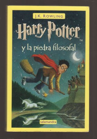 Vg Spanish Language Softcover Ed Harry Potter Philosopher 