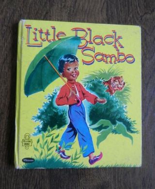 Little Black Sambo Book Vintage 1953 Whitman Tell A Tale Hardcover