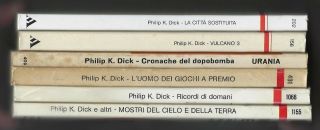 Philip Dick Cosmic Puppets Vulcan Hammer Dr Bloodmoney Time Out Joint,  2 Italian