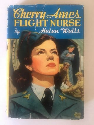 Cherry Ames ‘flight Nurse’ 1945 First Edition Book W Dust Jacket By Helen Wells