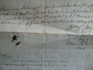 1751 Fairfax County Virginia Colonial Document George Mason Washington