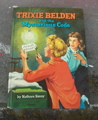 Trixie Belden 7 The Mysterious Code Cello Gc Whitman Kenny