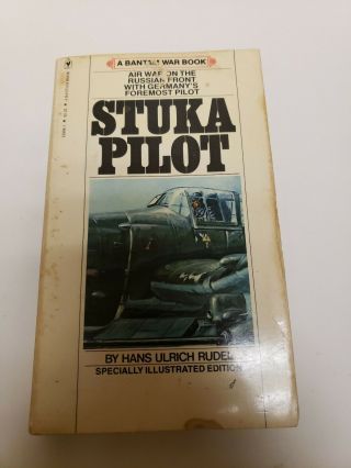 Stuka Pilot Rudel Bantam War Book 1979