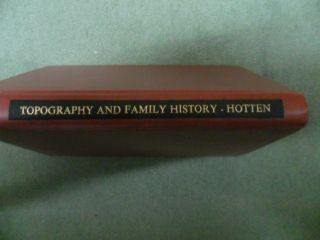 1863 A Handbook To The Topography Family History England Wales J C Hotten