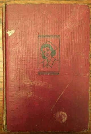 Cherry Ames Night Supervisor By Julie Tatham Red Tweed Hardcover C.  1950