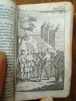 1758 History & Adventures Of Gil Blas Of Santillane Vol Iv By Lesage 7 Plts ^