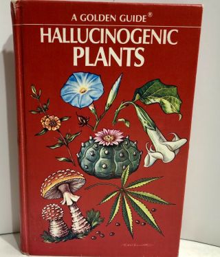Vintage Golden Guide Hardcover Hallucinogenic Plants School Science Book 1976