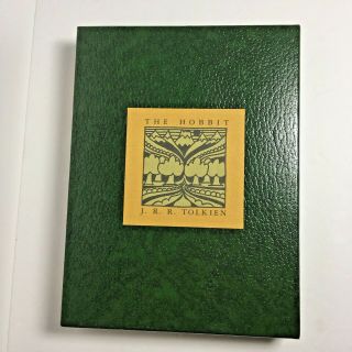The Hobbit J.  R.  R.  Tolkien Green Slip Case Collectors Edition Book