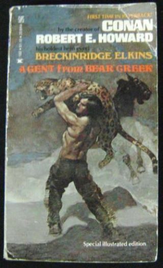 Conan,  Breckenridge Elkins,  A Gent From Bear Creek,  Robert E Howard,  Illustrated