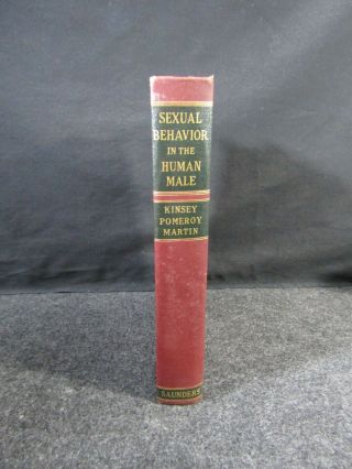 Sexual Behavior In The Human Male By Alfred C.  Kinsey,  W.  Pomeroy.  1968 Hc