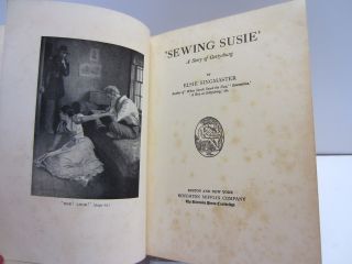 Vtg Old 1927 Book Sewing Susie Elsie Singmaster Story of Gettysburg Civil War 4