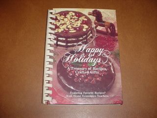 Happy Holidays Cookbook From Home Economics Teachers