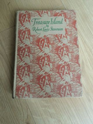 Treasure Island R L Stevenson Hardcover Book 1948