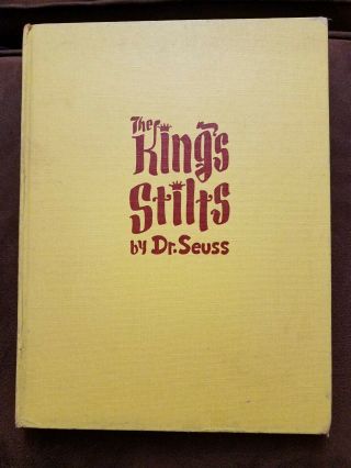 Vintage First Edition (1939) Dr.  Seuss Book The King 