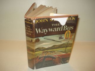 1947 The Wayward Bus By John Steinbeck Vintage Classic Book Dust Cover Jacket