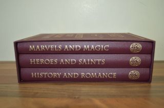 British Myths And Legends - 3 Vol Set - Folio Society 1998 (r2) 2004 Printing