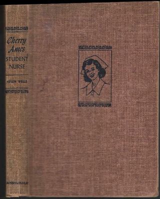 Cherry Ames Student Nurse By Helen Wells 1943 Red Tweed Nurse Stories Series 1