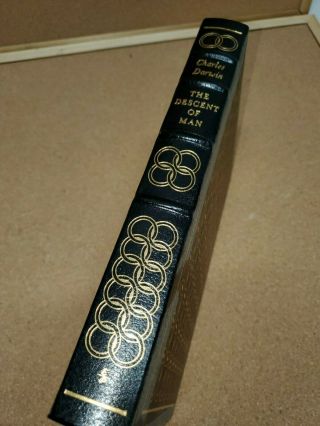 EASTON PRESS - The Descent of Man by Charles Darwin 2