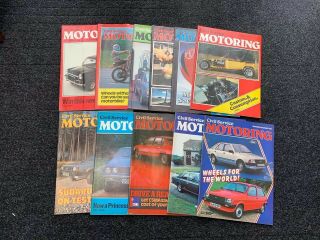 12 X Civil Service Motoring Magazines From The 1980s
