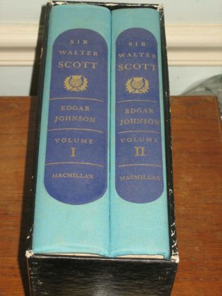 Sir Walter Scott The Great Unknown Vols 1 And 2 By Edgar Johnson 1970.  Macmillan