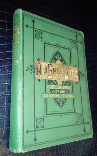 Old English Ditties Selected From W Chappels J Oxenford C1890 