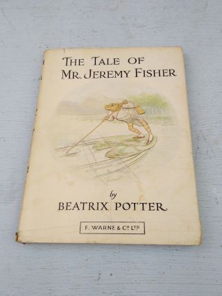 The Tale Of Mr Jeremy Fisher - Beatrix Potter C1962 Hb