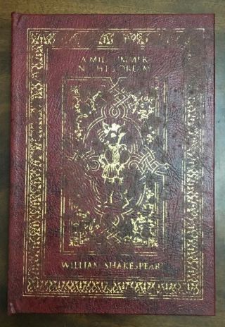 A Midsummer Nights’s Dream By William Shakespeare 1992 The Easton Press Book