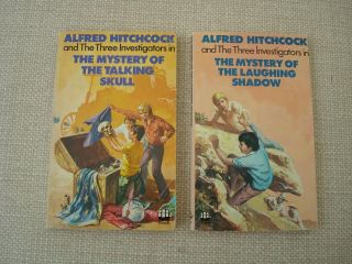 2 Vintage Alfred Hitchcock 3 Investigators Mystery Paperback Books Vgc 1973