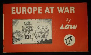 Europe At War By David Low - Penguin Books - P/b - 1941 - £3.  25 Uk Post First Edition