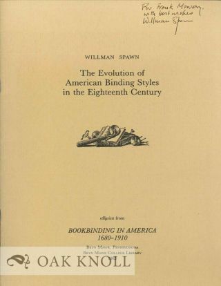 Willman Spawn / Evolution Of American Binding Styles.  |the 1983