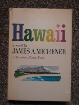 1959 " Hawaii " Novel By James A.  Michener,  Bomc